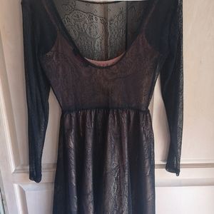 Motel Rocks black lace dress
